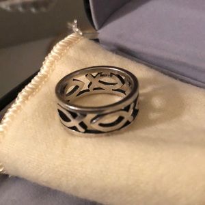 James Avery Ichthus Ring; size 7